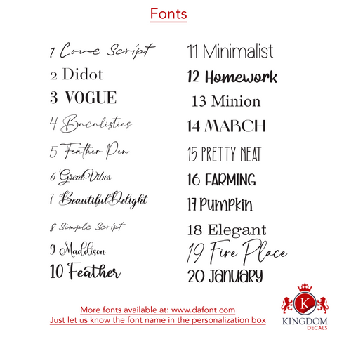 Custom Mirror Wedding Decal | Personalized Wedding Sticker