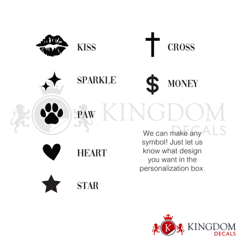 Personalized Car Decal | Custom Text & Design