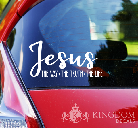 Jesus Decal | Christian Car Sticker